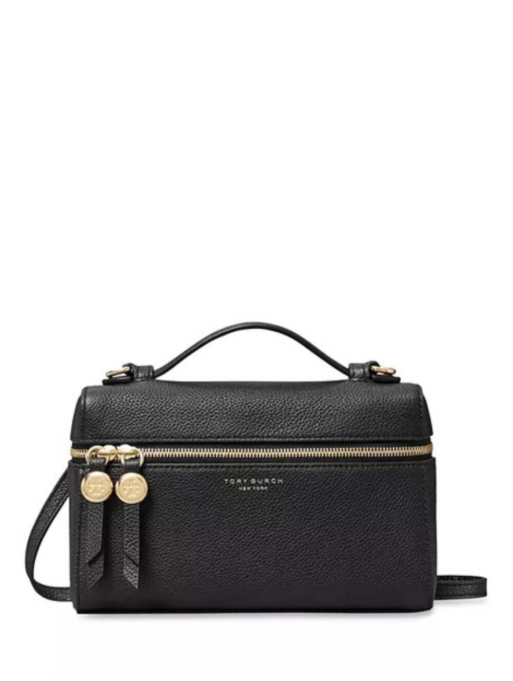 Tory Burch Romy Slim Top Handle Bag in Black
